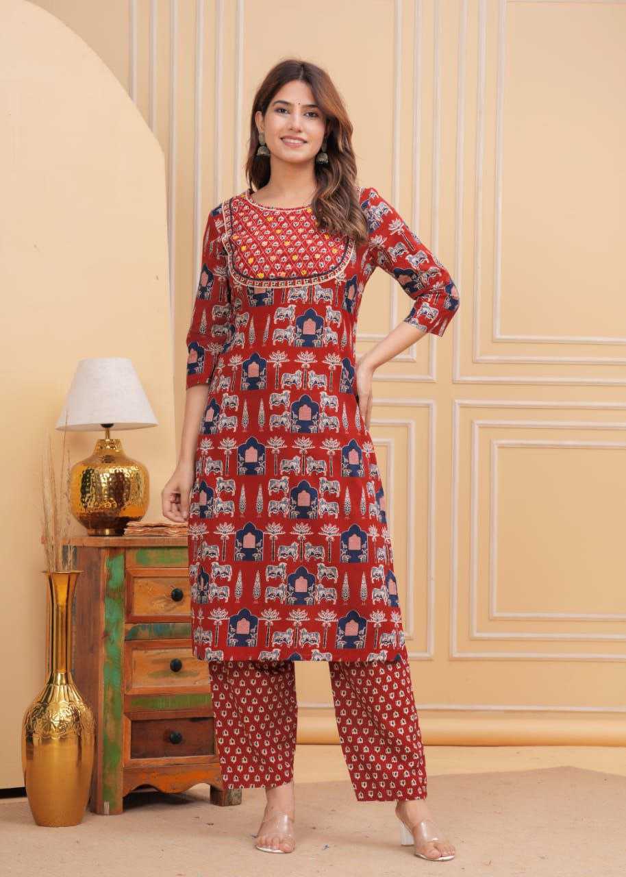 YNF COTTON KESH209 BHC09 SUITS & DRESSES WHOLESALE PRINTED COTTON HANDLOON SUIT MANUFACTURER