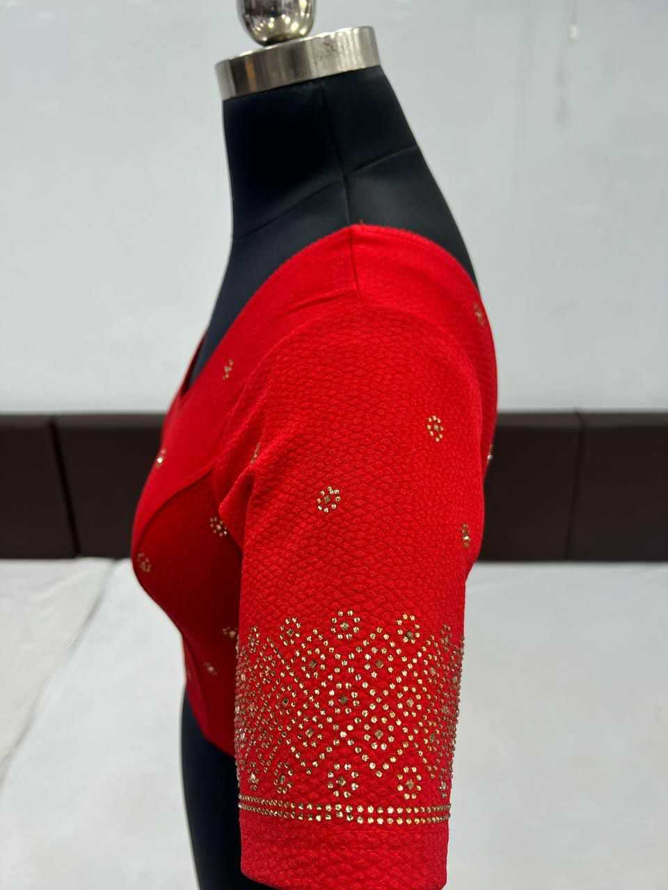 YNF COTTON LYCRA KESH231 JAYA READYAMDE BLOUSE WHOLESALE  STRETCHABLE COTTON BLOUSE MANUFACTURER