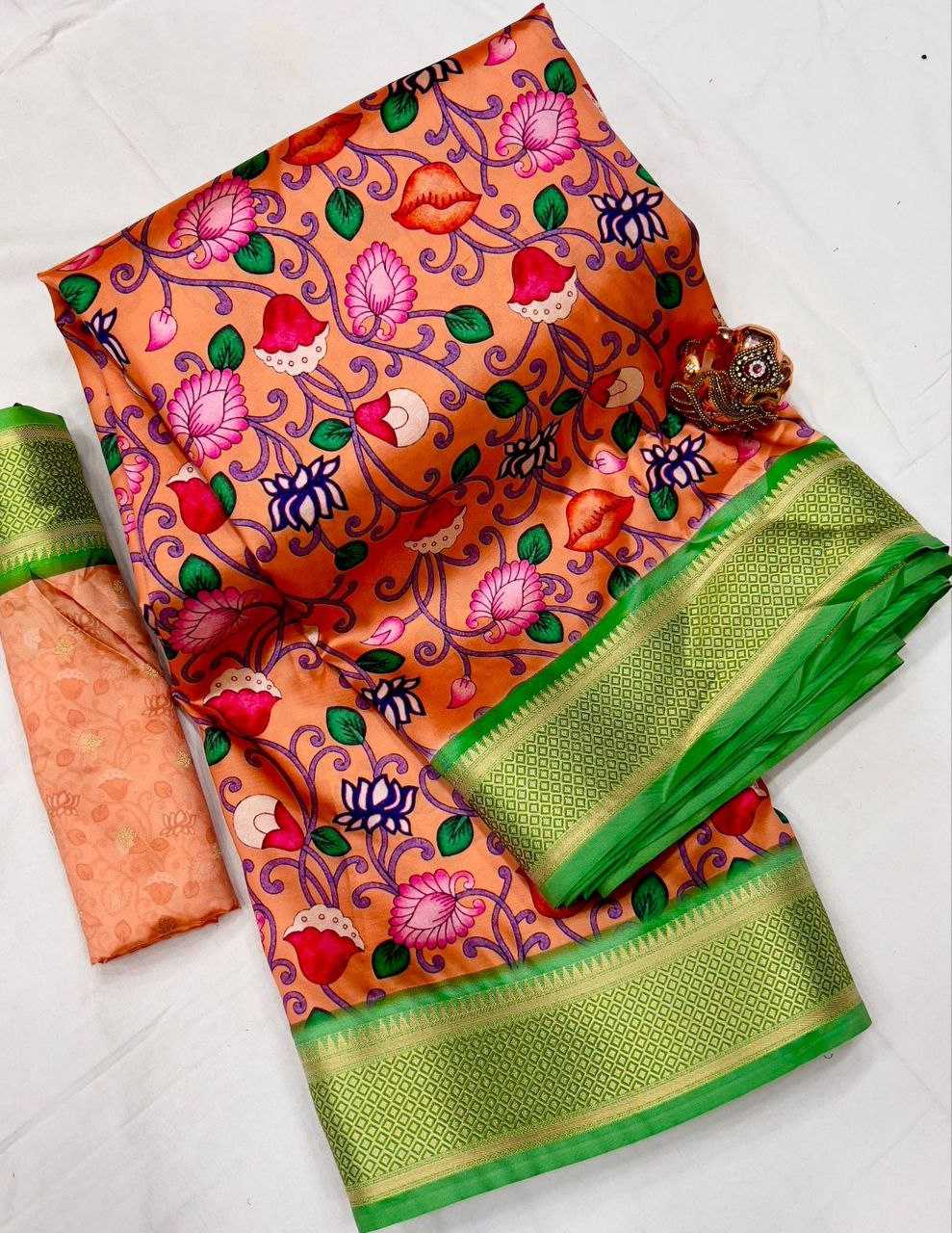 YNF LICHI SILK KESH183 SAJNI SILK SAREES WHOLESALE BANARASI SILK PAITHANI SOFT SILK PRINTED SILK PURE SILK SAREES MANUFACTURER