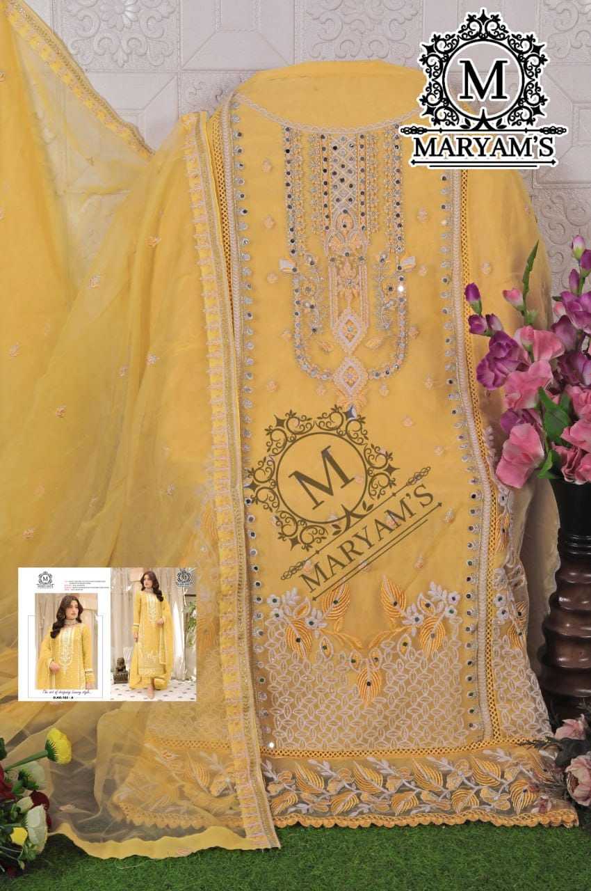 YNF ORGANZA RIN129 1824 SUITS & DRESSES WHOLESALE EMBROIDERY SEMI STITCHED LADIES LONG KURTI SUITS MANUFACTURE- Kapda Export