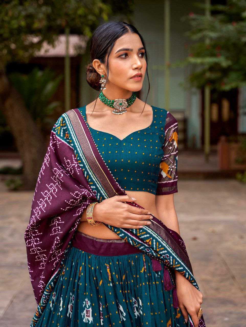 YNF TUSSAR SILK KESH187 Panchi LEHENGAS WHOLESALE SILK TRADITIONAL PRINTED LEHENGA WITH DUPTTA WEDDING LEHENGAS MANUFACTURER- Kapda Export