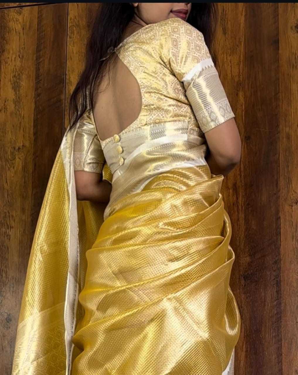 YNF BANARASI SOFT SILK RIN149 MKD163 SILK SAREES WHOLESALE BANARASI SILK PURE ZARI SILK GOLDEN SILK SAREES MANUFACTURER- Kapda Export