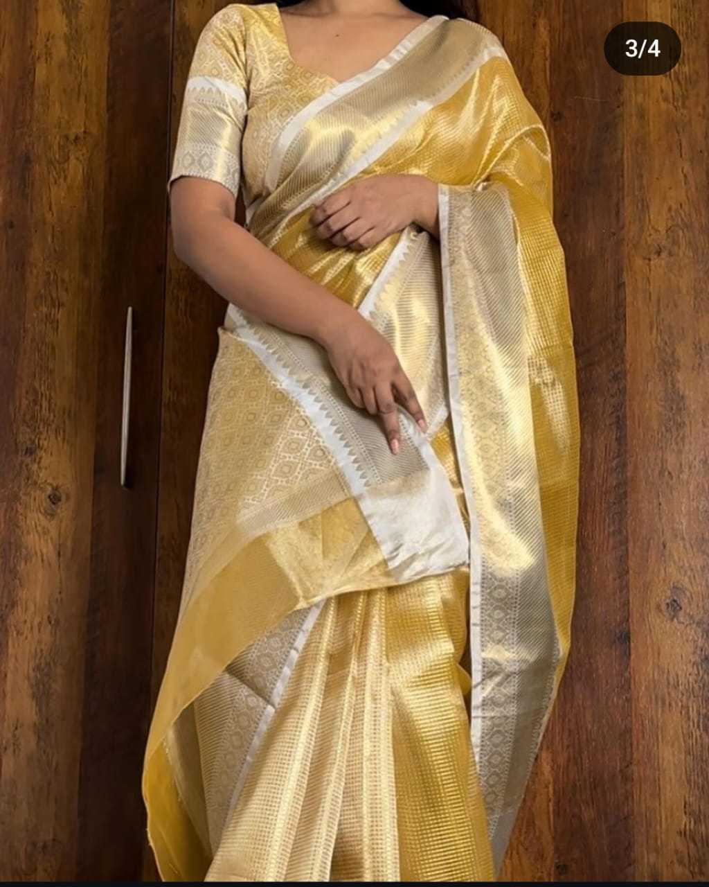 YNF BANARASI SOFT SILK RIN149 MKD163 SILK SAREES WHOLESALE BANARASI SILK PURE ZARI SILK GOLDEN SILK SAREES MANUFACTURER- Kapda Export