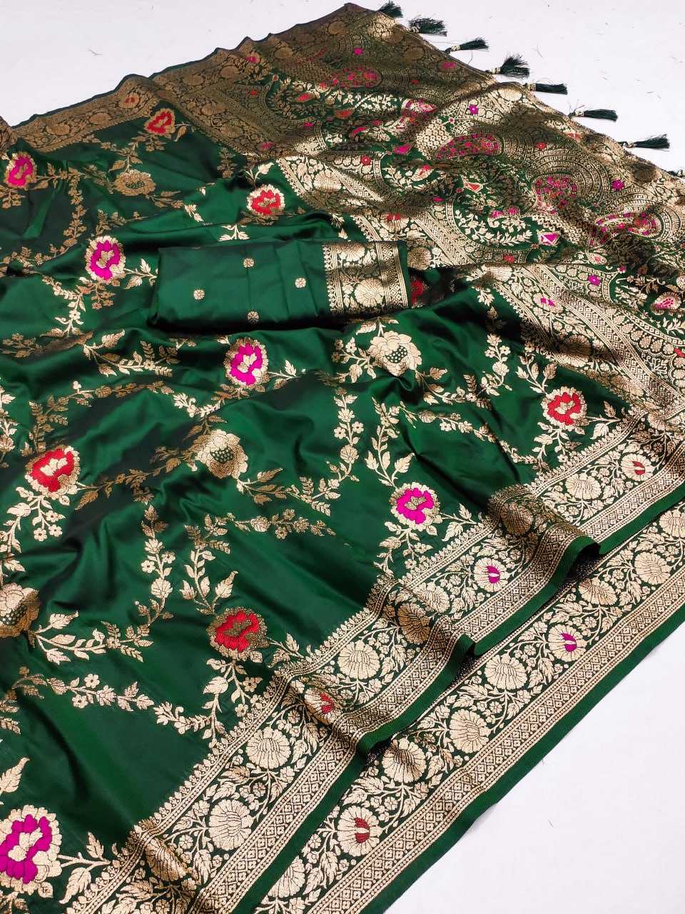 YNF BANARASI SOFT SILKRIN150 Banarasi-1 SILK SAEES WHOLESALE TRADITIONAL BANARASI SOFT SILK SAREES FOR WEDDING MANUFACTURER- Kapda Export