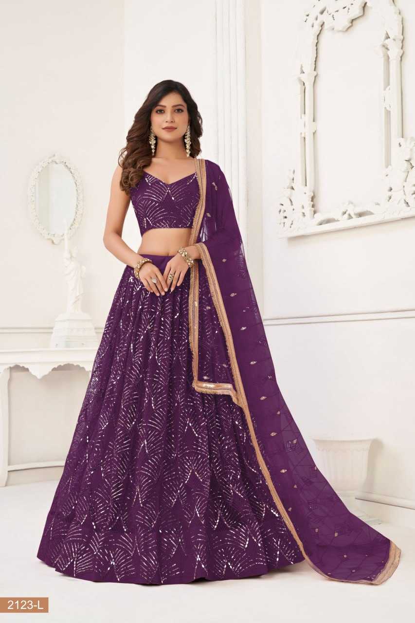 YNF BUTTERFLY NET KESH236 01 LEHENHGA WHOLESALE NET,WEDDING,DESIGNER LEHENGA MANUFACTURER- Kapda Export