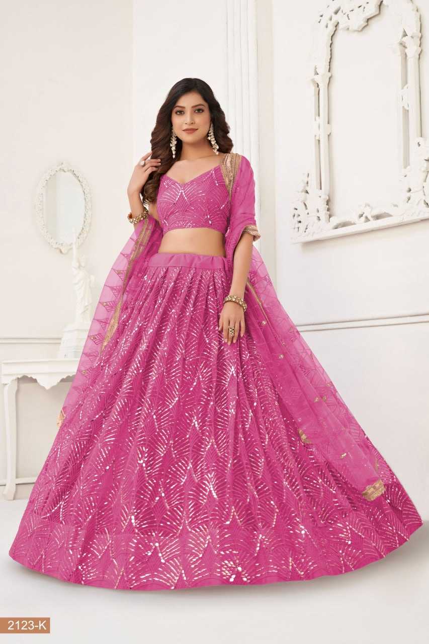 YNF BUTTERFLY NET KESH236 01 LEHENHGA WHOLESALE NET,WEDDING,DESIGNER LEHENGA MANUFACTURER- Kapda Export