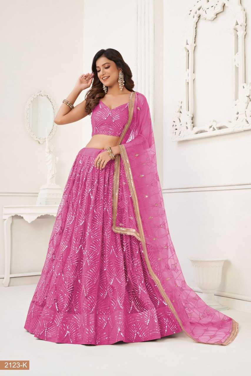 YNF BUTTERFLY NET KESH236 01 LEHENHGA WHOLESALE NET,WEDDING,DESIGNER LEHENGA MANUFACTURER- Kapda Export