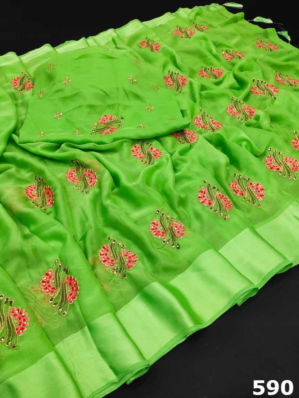 YNF CHIFFON KESH114 590 SAREES WHOLESALE TRADITIONAL CHIFFON EMBROIDERY LIGHT WEIGHT SAREES MANUFACTURER- Kapda Export