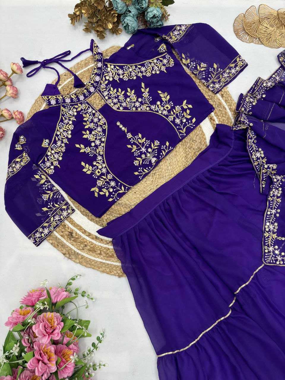 YNF CHINON RIN181 1074 SAREES WHOLESALE READY TO WEAR FANCY LEHNGA DESIGNER RUFFLE SAREES WITH MANUFACTURER- Kapda Export