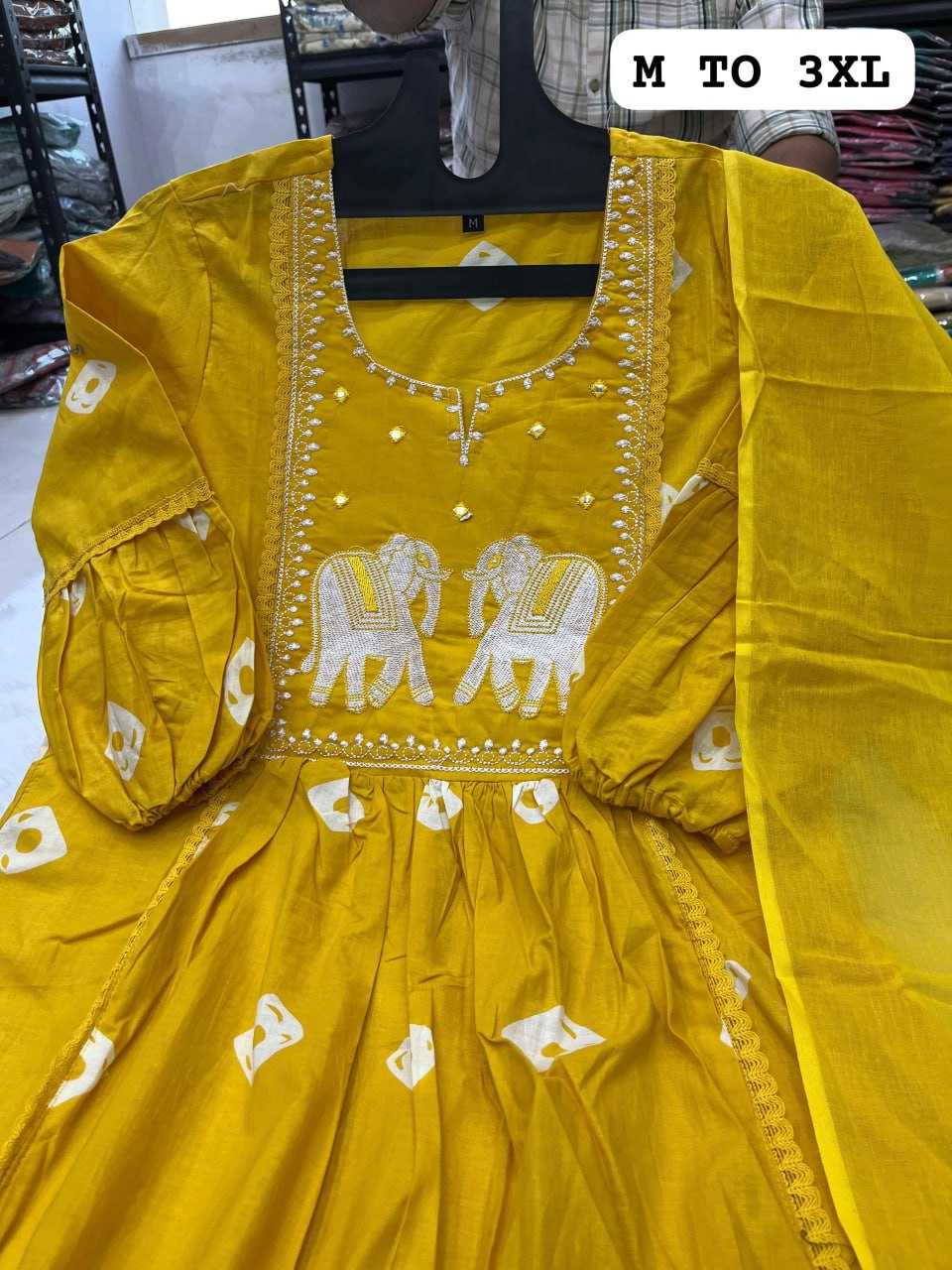 YNF COTTON KESH258 VDA44 SUITS & DRESSES WHOLESALE LADIES PRINTED EMBROIDERY SUITS MANUFACTURE- Kapda Export