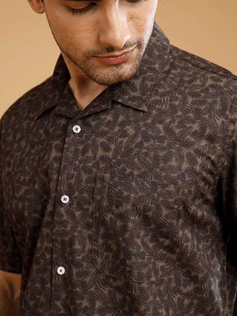 YNF COTTON KESH278 SPS10 Shirt WHOLESALE MEN SHIRT HALF SLEEVE PRINTED MENS WEAR MANUFACTURER- Kapda Export