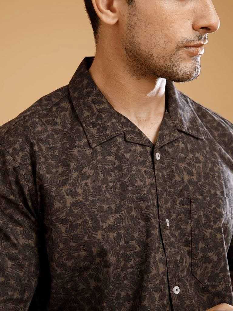 YNF COTTON KESH278 SPS10 Shirt WHOLESALE MEN SHIRT HALF SLEEVE PRINTED MENS WEAR MANUFACTURER- Kapda Export