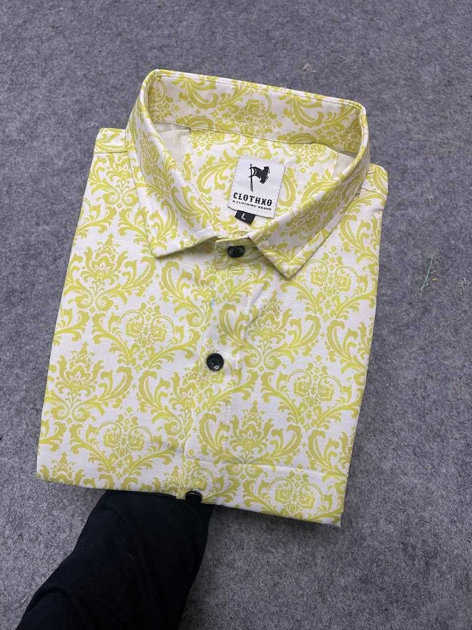 YNF COTTON KESH278 SPS31 KFB Shirt WHOLESALE HALF SLEEVE SPRINTED DESIGNER MENS WEAR MANUFACTURER- Kapda Export