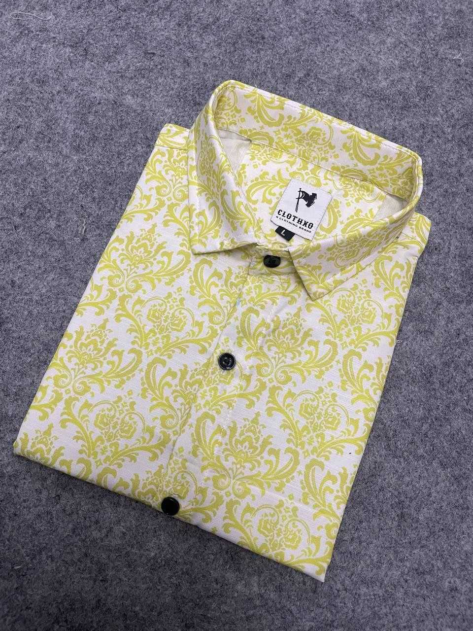 YNF COTTON KESH278 SPS31 KFB Shirt WHOLESALE HALF SLEEVE SPRINTED DESIGNER MENS WEAR MANUFACTURER- Kapda Export