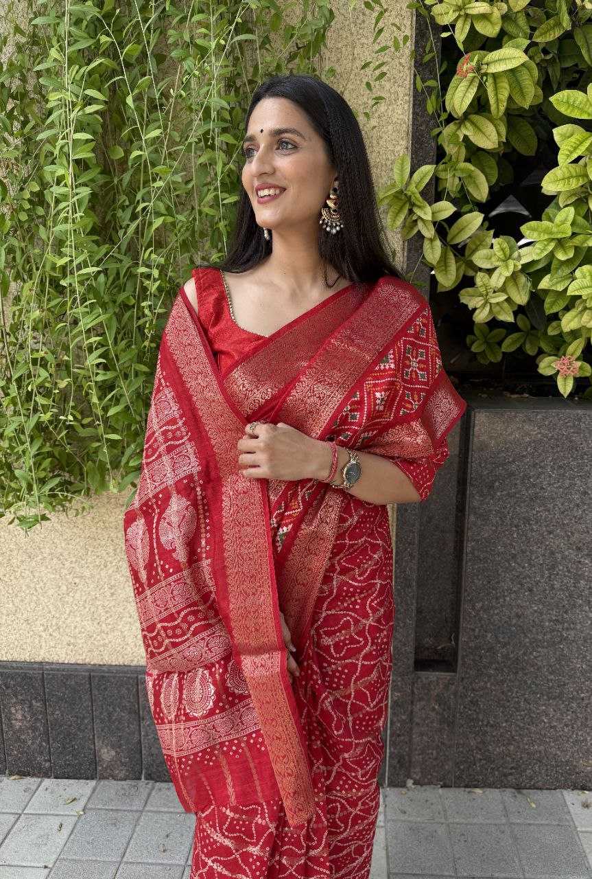 YNF COTTON SILK KESH117 RWC29 SAREES WHOLESALE COTTON RED SILK ZARI BORDER SAREES MANUFACTURER- Kapda Export