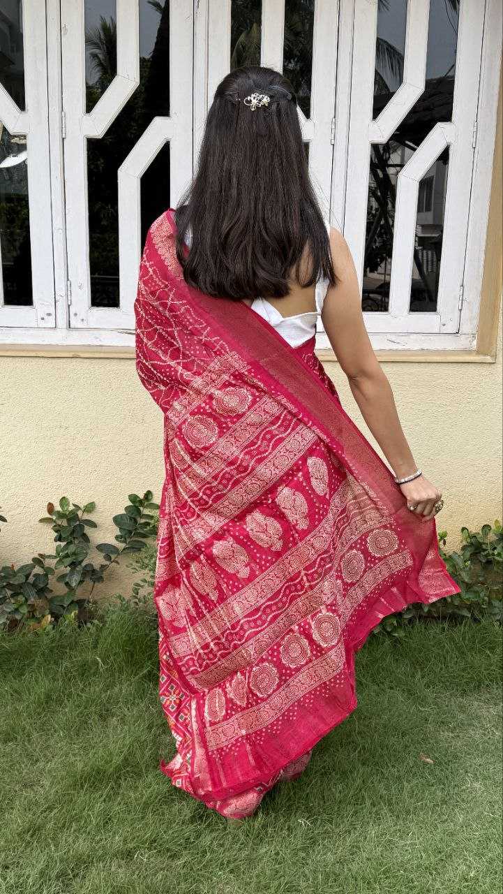 YNF COTTON SILK KESH117 RWC29 SAREES WHOLESALE COTTON RED SILK ZARI BORDER SAREES MANUFACTURER- Kapda Export