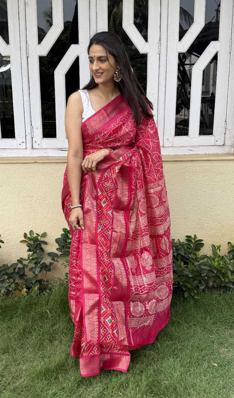 YNF COTTON SILK KESH117 RWC29 SAREES WHOLESALE COTTON RED SILK ZARI BORDER SAREES MANUFACTURER- Kapda Export