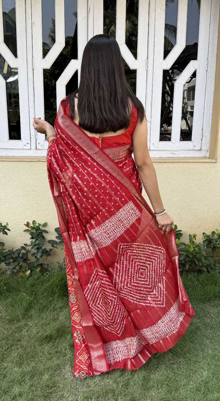 YNF COTTON SILK KESH117 RWC55 SAREES WHOLESALE SILK ZARI BORDER RED COTTON SAREES MANUFACTURER- Kapda Export