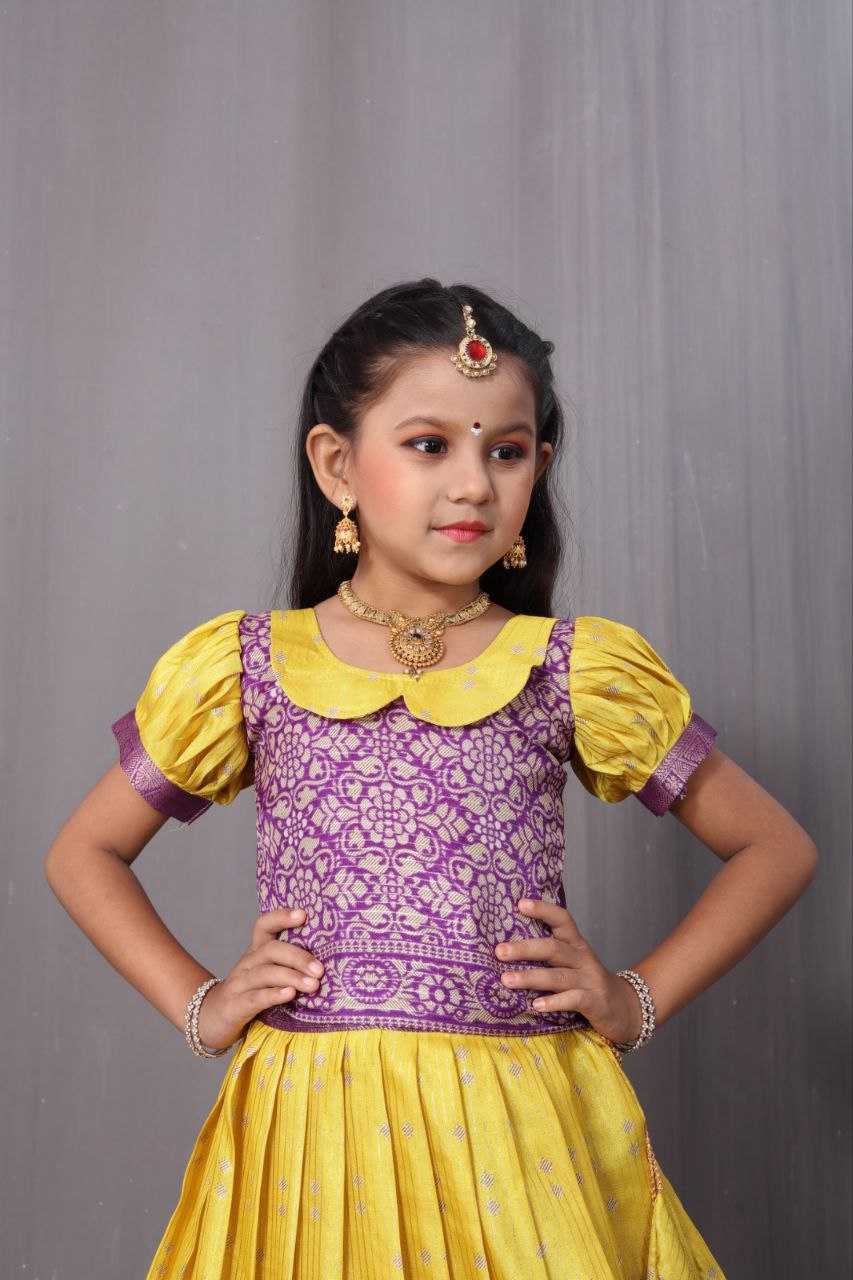 YNF DOLA SILK KESH189 VET15 KIDS WEAR WHOLESALE KIDS LEHENGA KIDS TRADITIONAL OUTFITS KIDS LEHENGA CHOLI KIDS FESTIVE WEAR KIDS WEDDING OUTFITS MANUFACTURER- Kapda Export