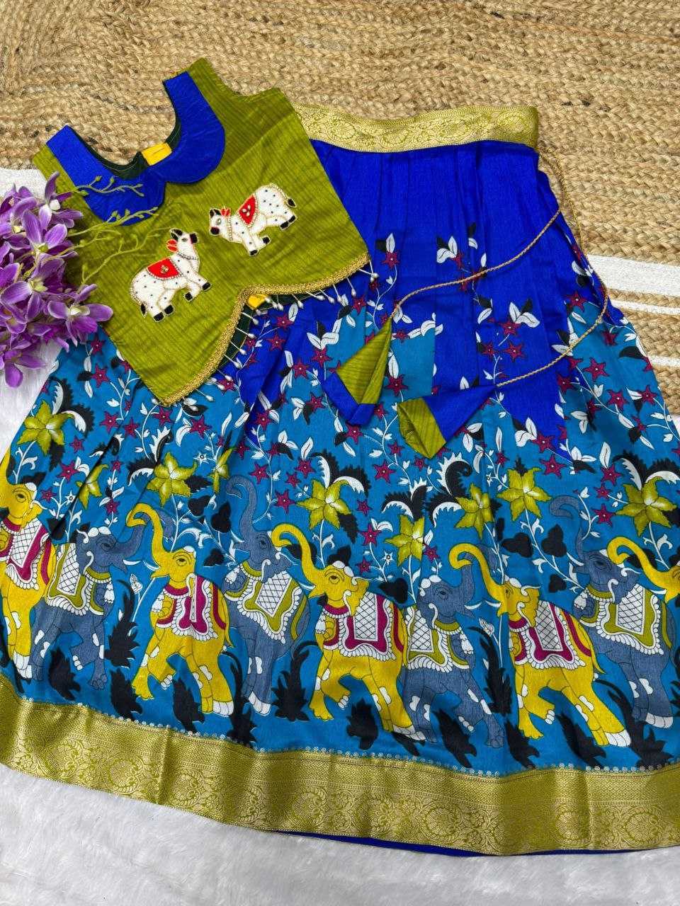 YNF DOLA SILK KESH189 VET18 KIDS WEAR WHOLESALE KIDS LEHENGA KIDS TRADITIONAL OUTFITS KIDS LEHENGA CHOLI KIDS FESTIVE WEAR KIDS WEDDING OUTFITS MANUFACTURER- Kapda Export