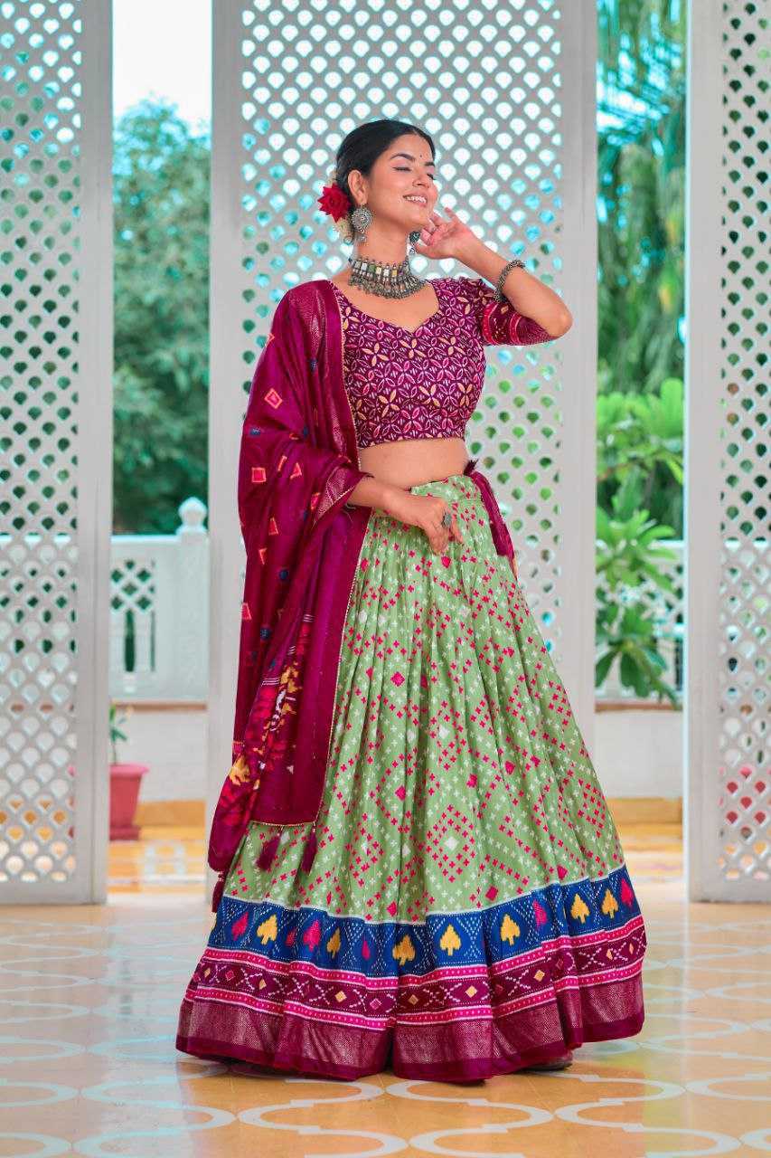 YNF DOLA SILK KESH243 Amisha LEHENGAS WHOLESALE SILK PRINTED LEHENGA WITH DUPTTA LEHENGAS MANUFACTURER- Kapda Export