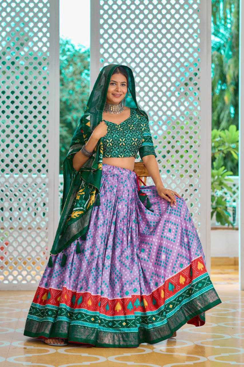 YNF DOLA SILK KESH243 Amisha LEHENGAS WHOLESALE SILK PRINTED LEHENGA WITH DUPTTA LEHENGAS MANUFACTURER- Kapda Export