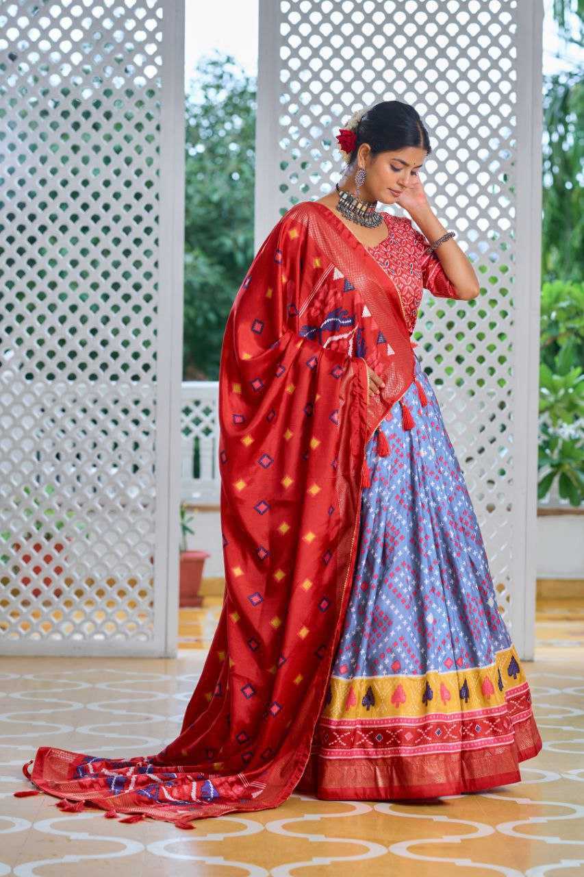 YNF DOLA SILK KESH243 Amisha LEHENGAS WHOLESALE SILK PRINTED LEHENGA WITH DUPTTA LEHENGAS MANUFACTURER- Kapda Export