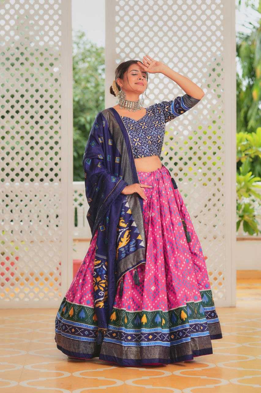 YNF DOLA SILK KESH243 Amisha LEHENGAS WHOLESALE SILK PRINTED LEHENGA WITH DUPTTA LEHENGAS MANUFACTURER- Kapda Export