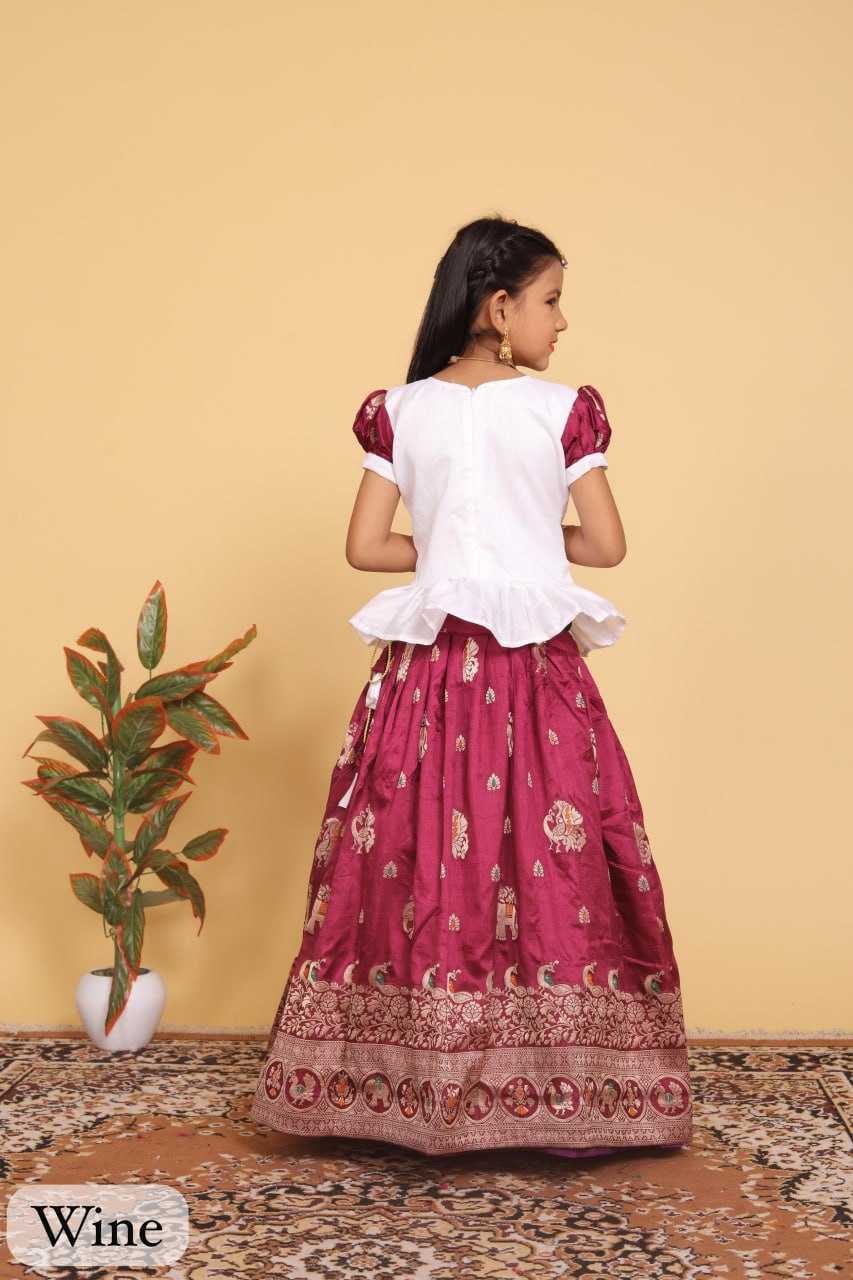 YNF DOLA SILK RIN192 8059 KIDS WEAR WHOLESALE KIDS LEHENGA KIDS TRADITIONAL OUTFITS KIDS LEHENGA CHOLI KIDS FESTIVE WEAR KIDS WEDDING OUTFITS MANUFACTURER- Kapda Export