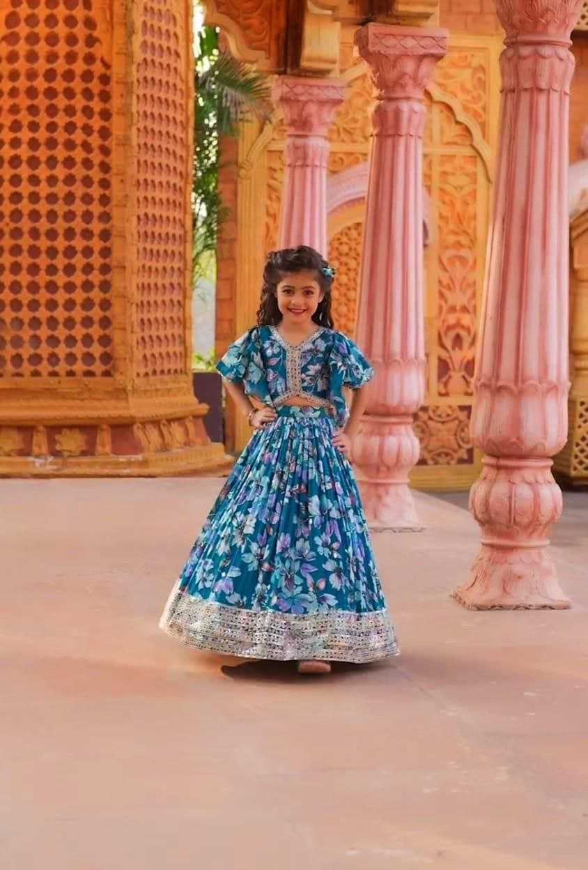 YNF FAUX GEORGETTE KESH168 MNT45 KIDS WEAR WHOLESALE KIDS LEHENGA KIDS TRADITIONAL OUTFITS KIDS LEHENGA CHOLI KIDS FESTIVE WEAR KIDS WEDDING OUTFITS MANUFACTURER- Kapda Export