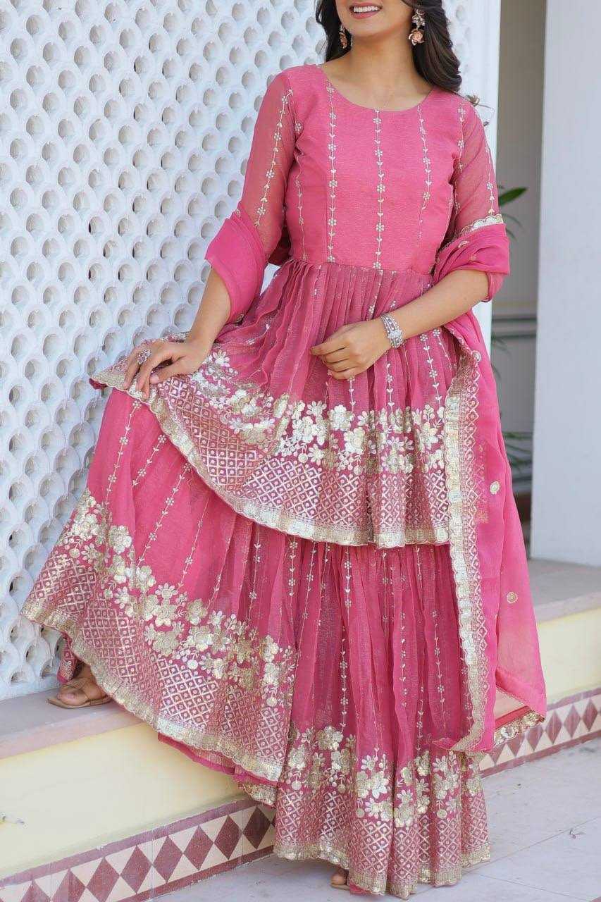 YNF GALAXY SIMMER SUITS & DRESSES SHARARA SALWAR EMBROIDERY LADIES WEDDING SUITS MANUFACTUR- Kapda Export