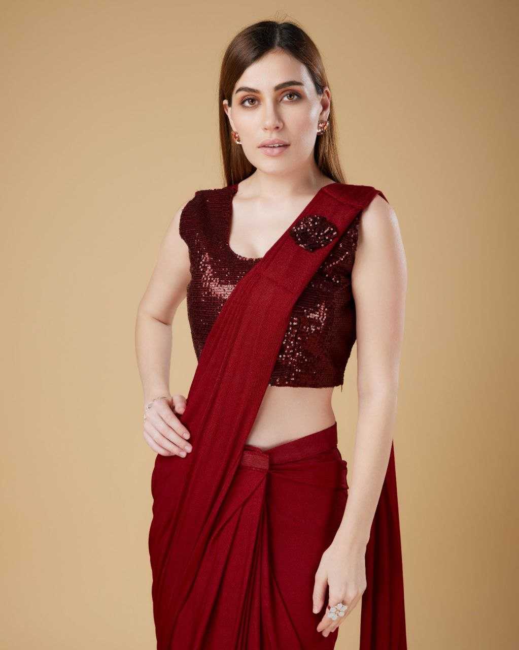 YNF IMPORDET RIN195 101113 SAREES WHOLESALE SEQUIN PARTY WEAR READY TO WEAR SAREES MANUFACTURER- Kapda Export