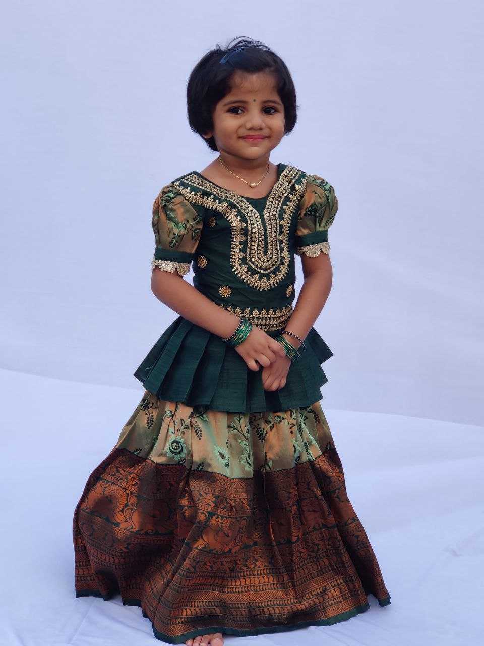 YNF KANIVARM SILK RIN161 RPVR23 KIDS WEAR WHOLESALE KIDS LEHENGA KIDS TRADITIONAL OUTFITS KIDS LEHENGA CHOLI KIDS FESTIVE WEAR KIDS WEDDING OUTFITS MANUFACTURER- Kapda Export