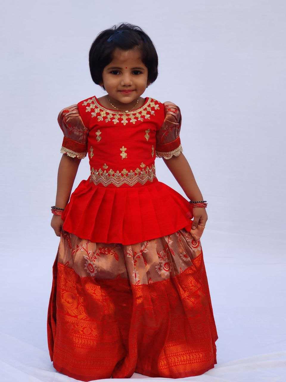 YNF KANIVARM SILK RIN161 RPVR23 KIDS WEAR WHOLESALE KIDS LEHENGA KIDS TRADITIONAL OUTFITS KIDS LEHENGA CHOLI KIDS FESTIVE WEAR KIDS WEDDING OUTFITS MANUFACTURER- Kapda Export