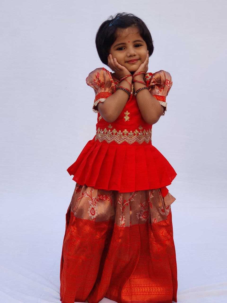 YNF KANIVARM SILK RIN161 RPVR23 KIDS WEAR WHOLESALE KIDS LEHENGA KIDS TRADITIONAL OUTFITS KIDS LEHENGA CHOLI KIDS FESTIVE WEAR KIDS WEDDING OUTFITS MANUFACTURER- Kapda Export