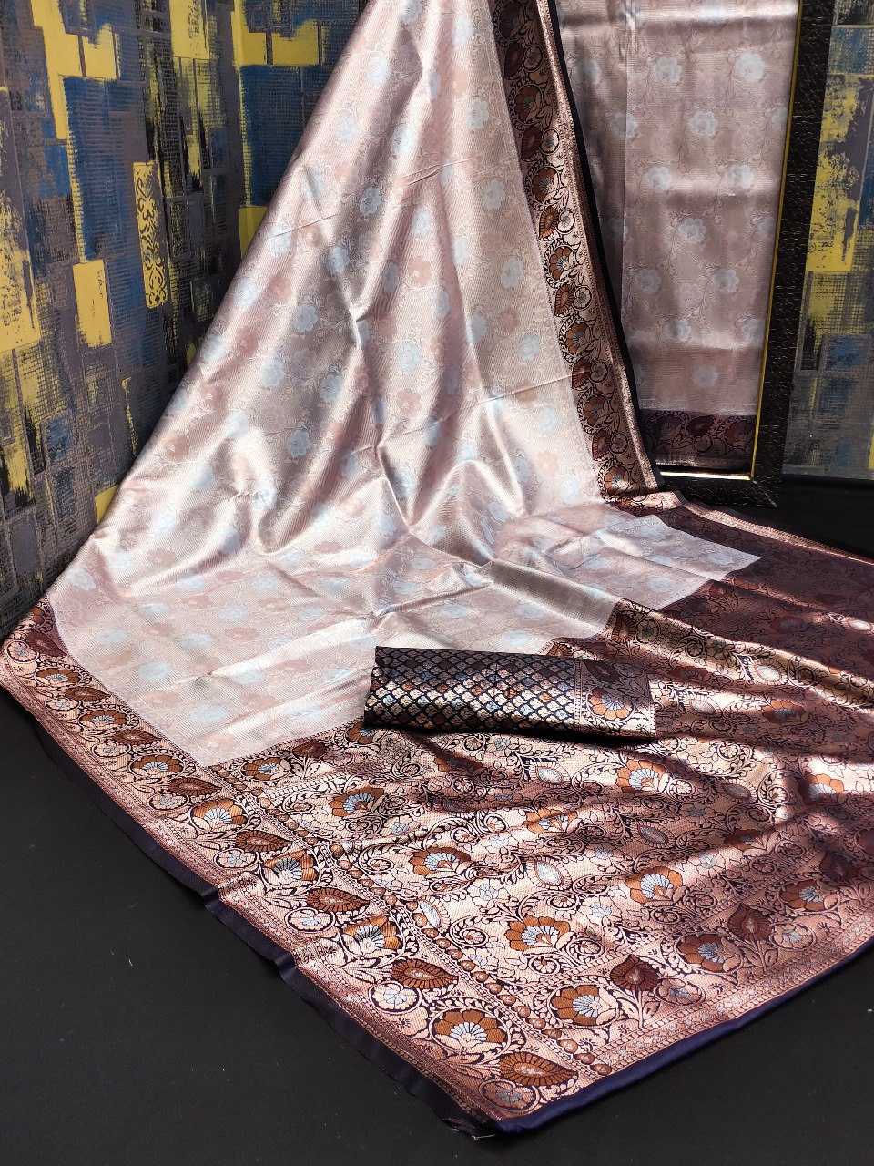 YNF KANJEEVARAM SILK SAREES RIN144  GULABO WHOLESALE KANJEEVARAM SILK FESTIVEL SAREES FOR WEDDING MANUFACTURER- Kapda Export