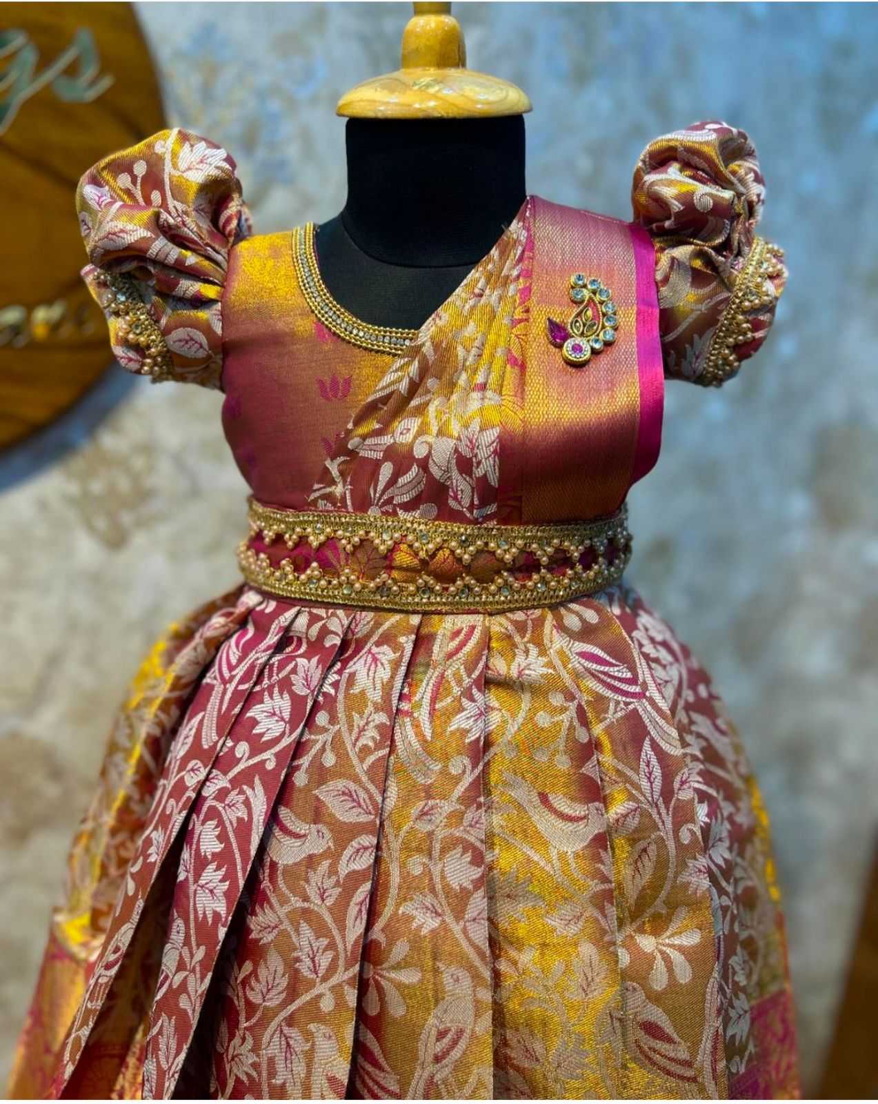 YNF KANJIVARAM SILK RIN192 8062 KIDS WEAR WHOLESALE KIDS GOWNS KIDS TRADITIONAL OUTFITS KIDS ETHNIC GOWNS KIDS FESTIVE WEAR MANUFACTURER- Kapda Export