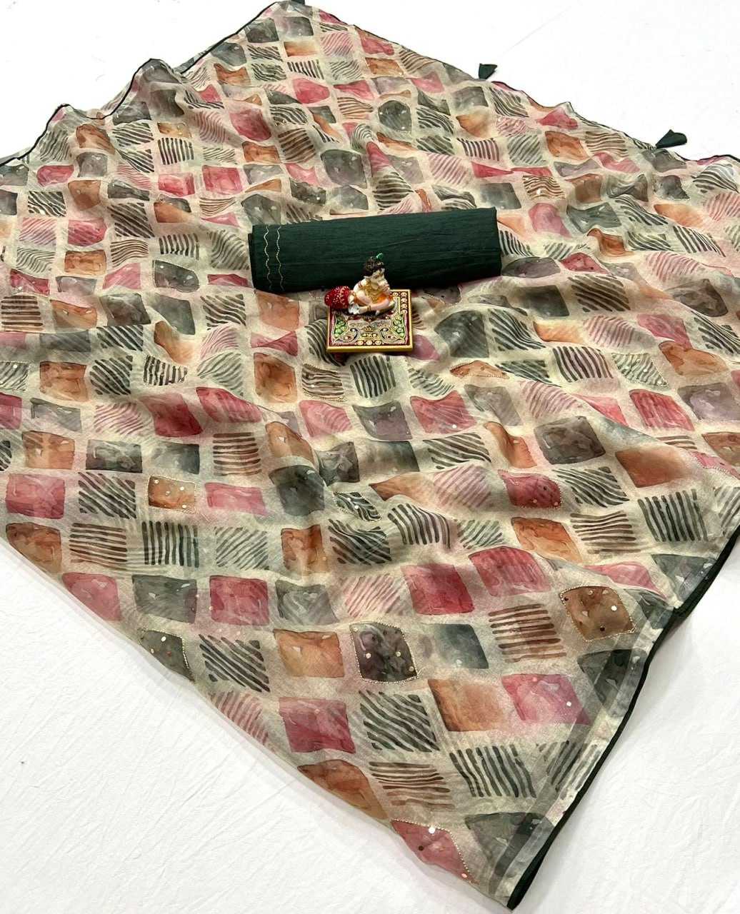 YNF KORA SILK KESH263 SBI07 WHOLESALE TRADITIONAL PRINTED KORA SOFT SILK SAREES MANUFACTURER- Kapda Export