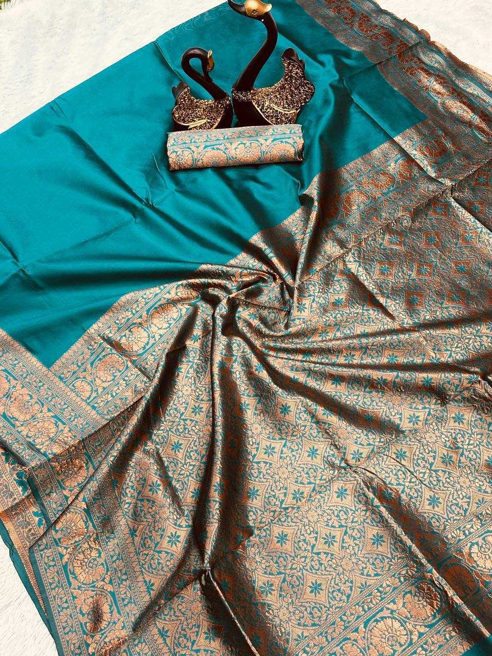 YNF LICHI SILK RIN179 698 SILK SAREES WHOLESALE BANARASI SILK PRINTED SILK COTTON SILK SAREES MANUFACTURER- Kapda Export