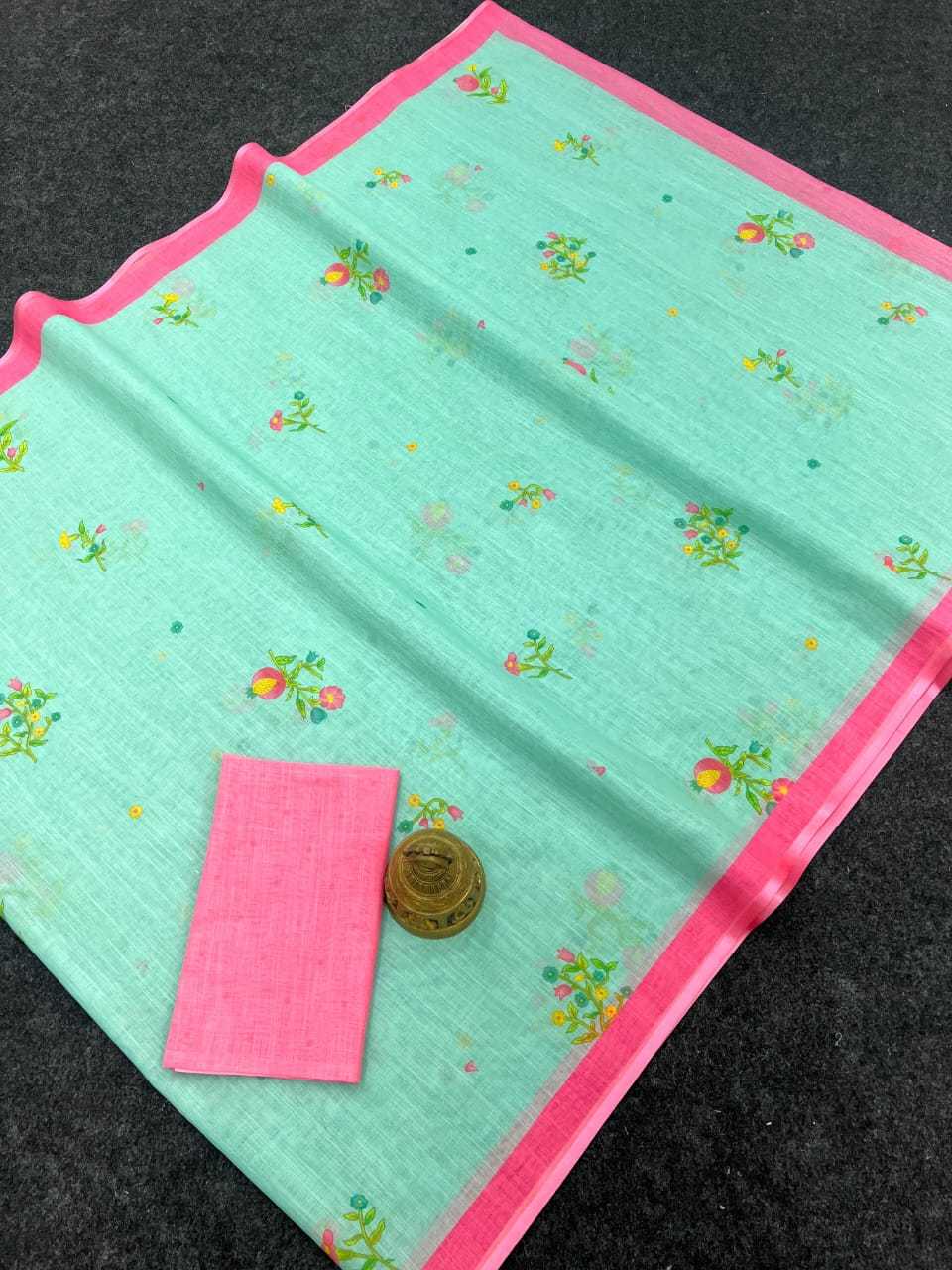 YNF LINEN KESH223 511 SAREES WHOLESALE TRADITIONAL PLAIN  FESTIVEL LINEN SAREES MANUFACTURER- Kapda Export