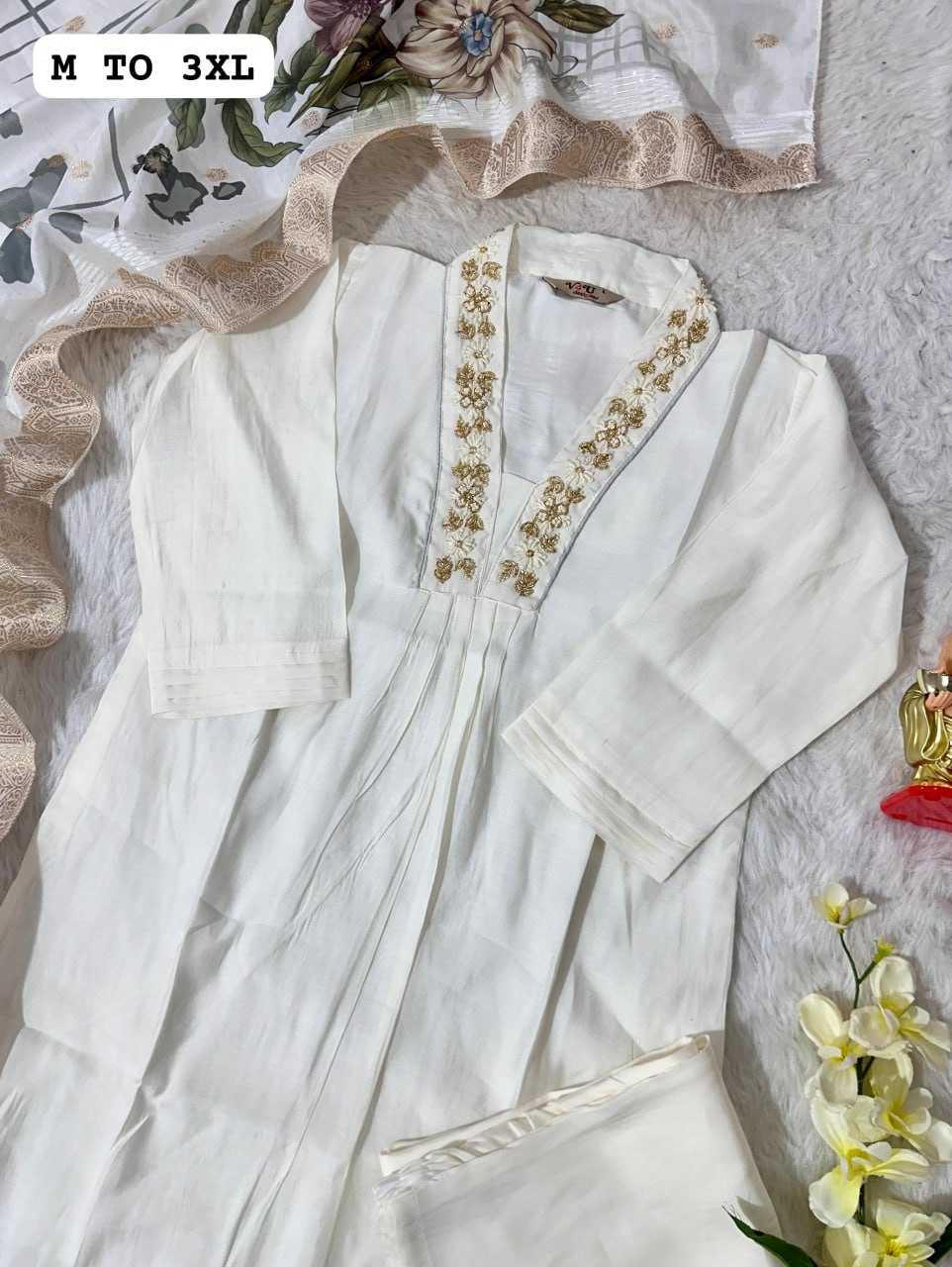 YNF MUSLIN KESH256 RNF01 SUITS & DRESSES WHOLESALE PRINTED LONG KURTI MUSLIN SUITS MANUFACTURER- Kapda Export