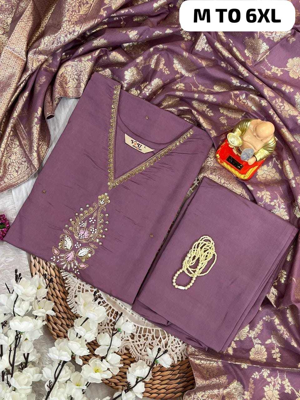 YNF MUSLIN SILK KESH256 RNF13 SUITS & DRESSES WHOLESALE DESIGNER PARTY WEAR WEDDING LADIES SILK SUITS MANUFACTURE- Kapda Export