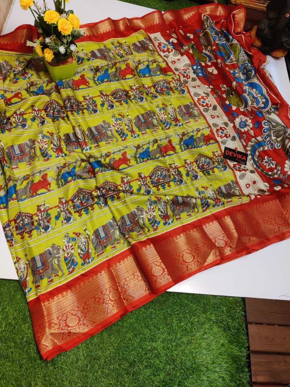 YNF PATOLA SILK KESH255 ETF02 SILK SAREES WHOLESALE PATOLA ZARI BORDER PRINTED SILK SAREES MANUFACTURER- Kapda Export