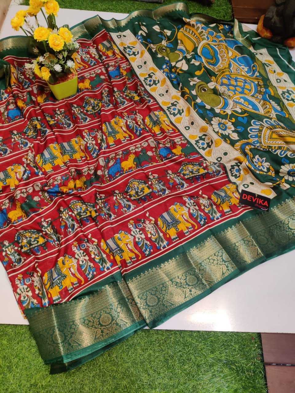 YNF PATOLA SILK KESH255 ETF02 SILK SAREES WHOLESALE PATOLA ZARI BORDER PRINTED SILK SAREES MANUFACTURER- Kapda Export