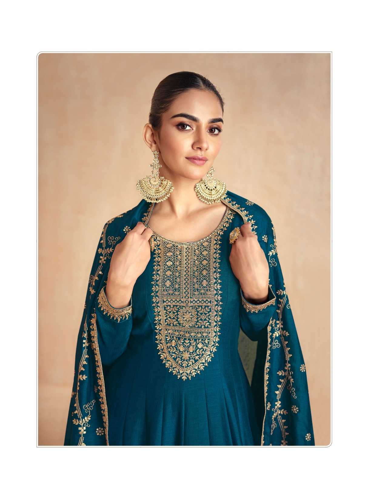 YNF PREMIUM SILK AASHIRWAD KESH233 TANISHA CLOTHING BRANDS WHOLESALE GOWNS MANUFACTURER- Kapda Export