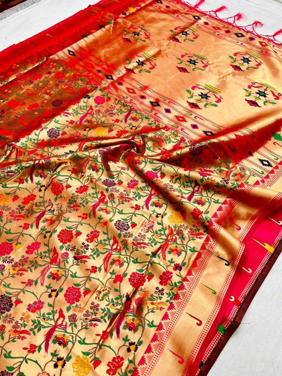 YNF PURE SILK KESH170 GAYATRI SILK SAREES WHOLESALE PAITHANI PURE SILK KANCHIPURAM SAREES MANUFACTURER- Kapda Export