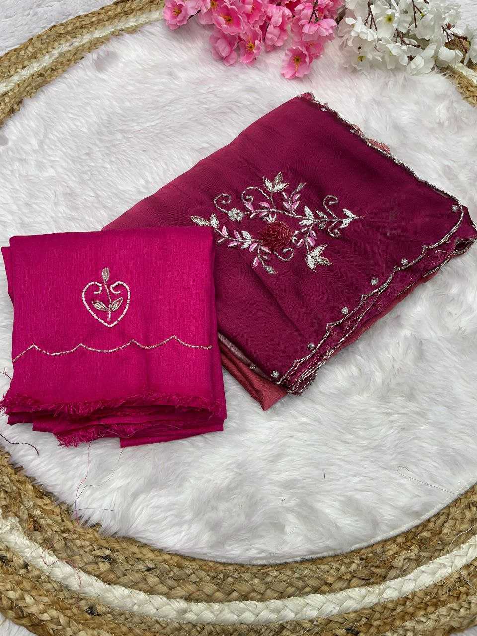 YNF RANGOLI SILK RIN121 442 SAREES WHOLESALE HAND WORK BUTTA SILK SAREES MANUFACTURER- Kapda Export