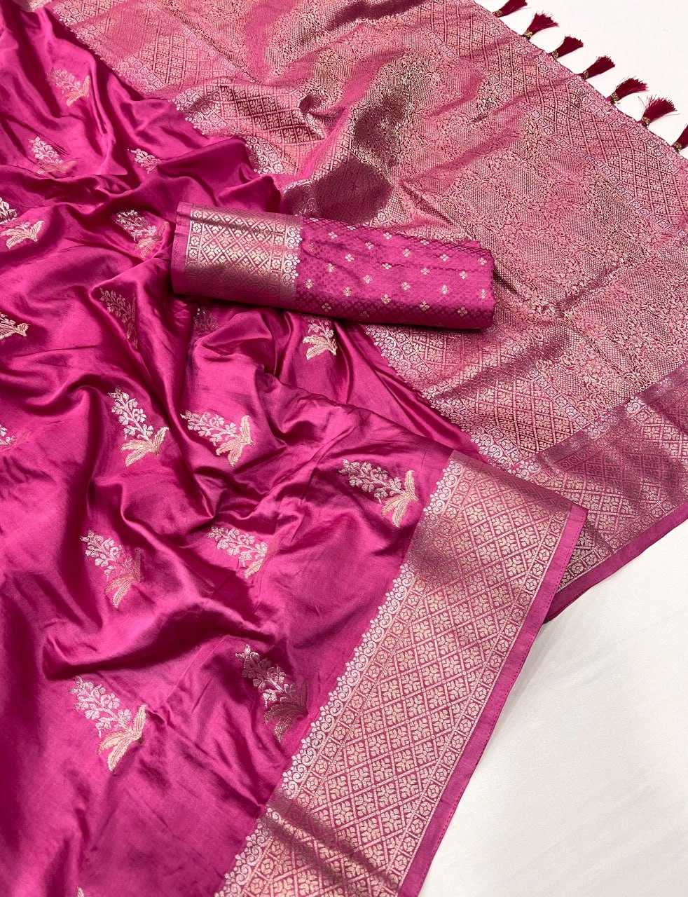 YNF SATIN SILK KESH113 Sartin Show SAREES WHOLESALE ZATI BORDER SILK SATIN SAREES MANUFACTURER- Kapda Export