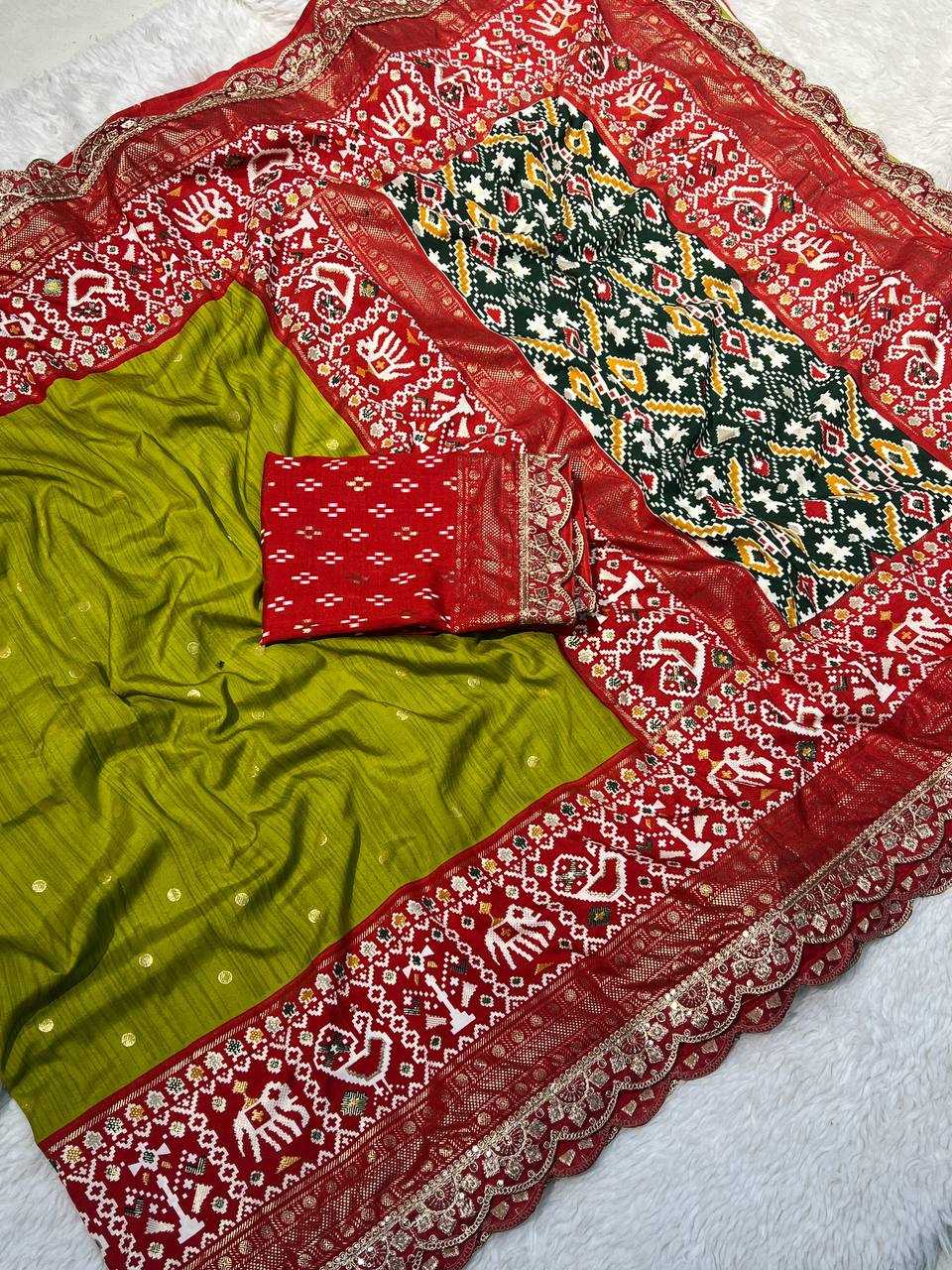 YNF SILK KESH169 1302 SAREES WHOLESALE EMBRODERY CUTWORK IKKAT SILK SAREES MANUFACTURER- Kapda Export