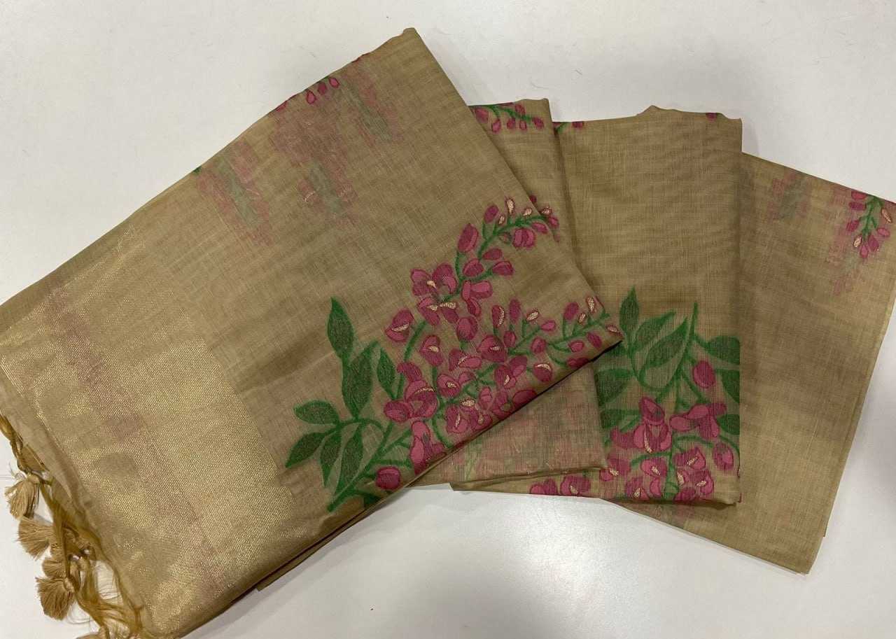 YNF SOFT MUGA SILK KESH171 MUGA COTTON TREE 3 WHOLESALE TRADITIONAL PRINTED SOFT COTTON SAREES MANUFACTURER- Kapda Export